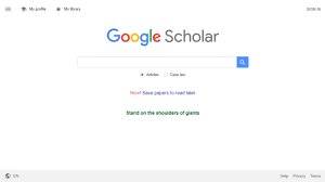 google scholar academic articles