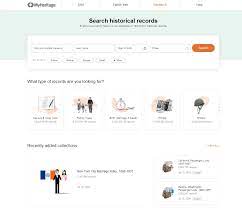 myheritage family history search with historical record