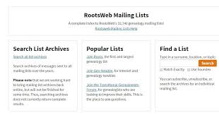 rootsweb search