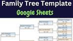 family tree google sheets