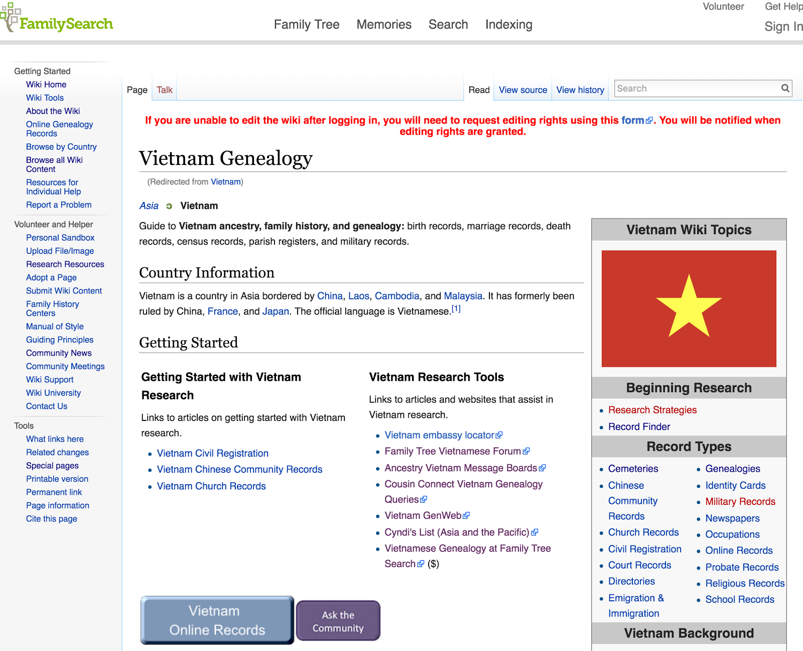 world genealogy search