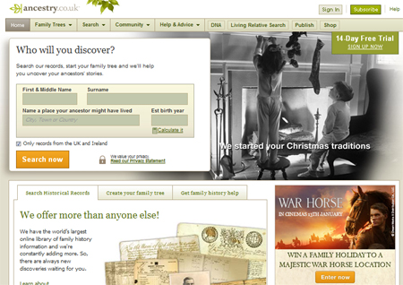 best website to find family history