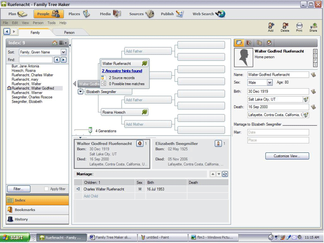genealogy transcription software