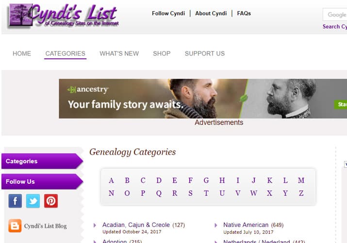 best free genealogy search sites