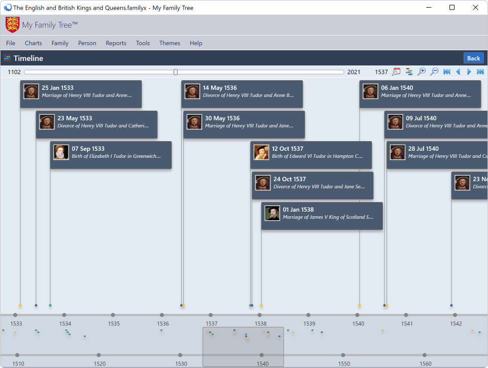 family tree database software