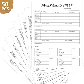 family tree maker family group sheet